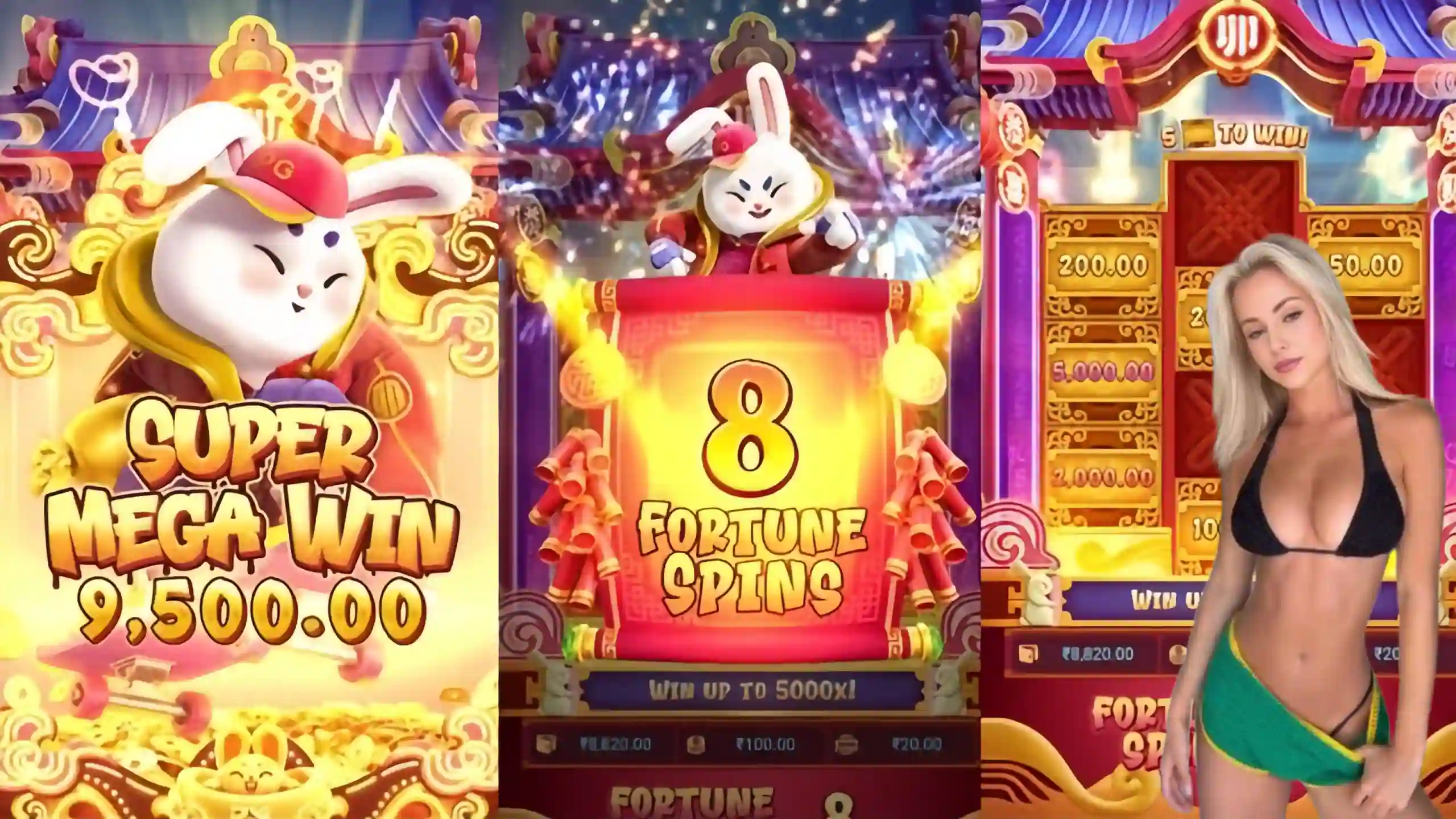 Wild Expansivo Fortune Rabbit 53a - Coelho Dourado que Expande